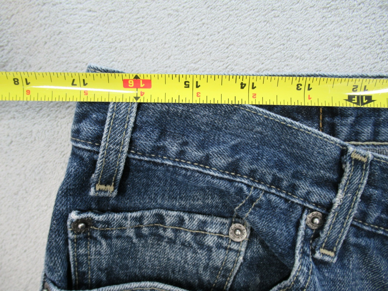 Vtg Levis 505 Jeans Mens 38×32 (Fits 34×31) Straight Leg Blue Fly Zipper