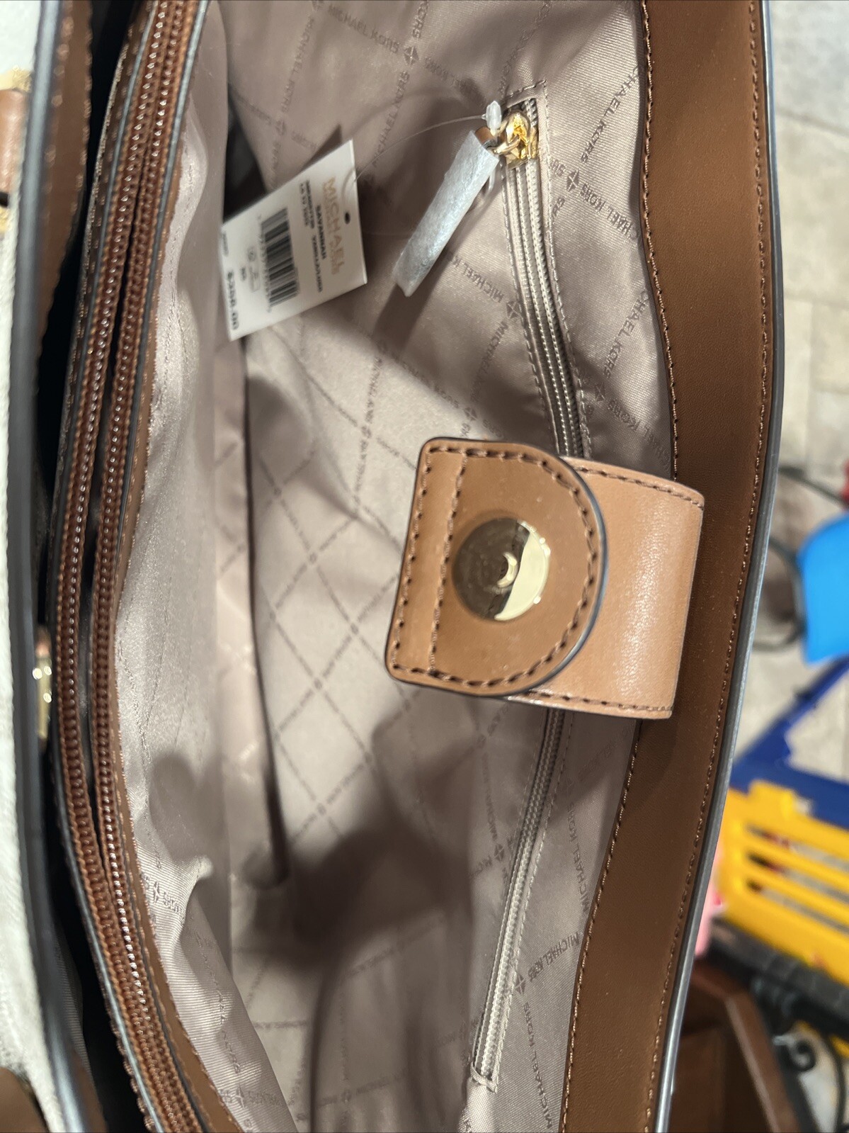 Michael Kors Savannah Large Saffiano Leather Tote – New W Tags