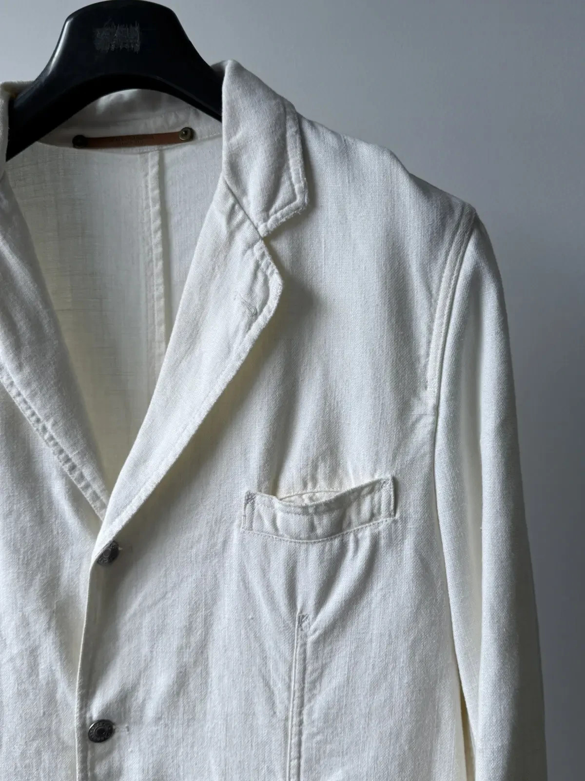 Dolce & Gabbana White Cotton Light Blazer Jacket Size 52