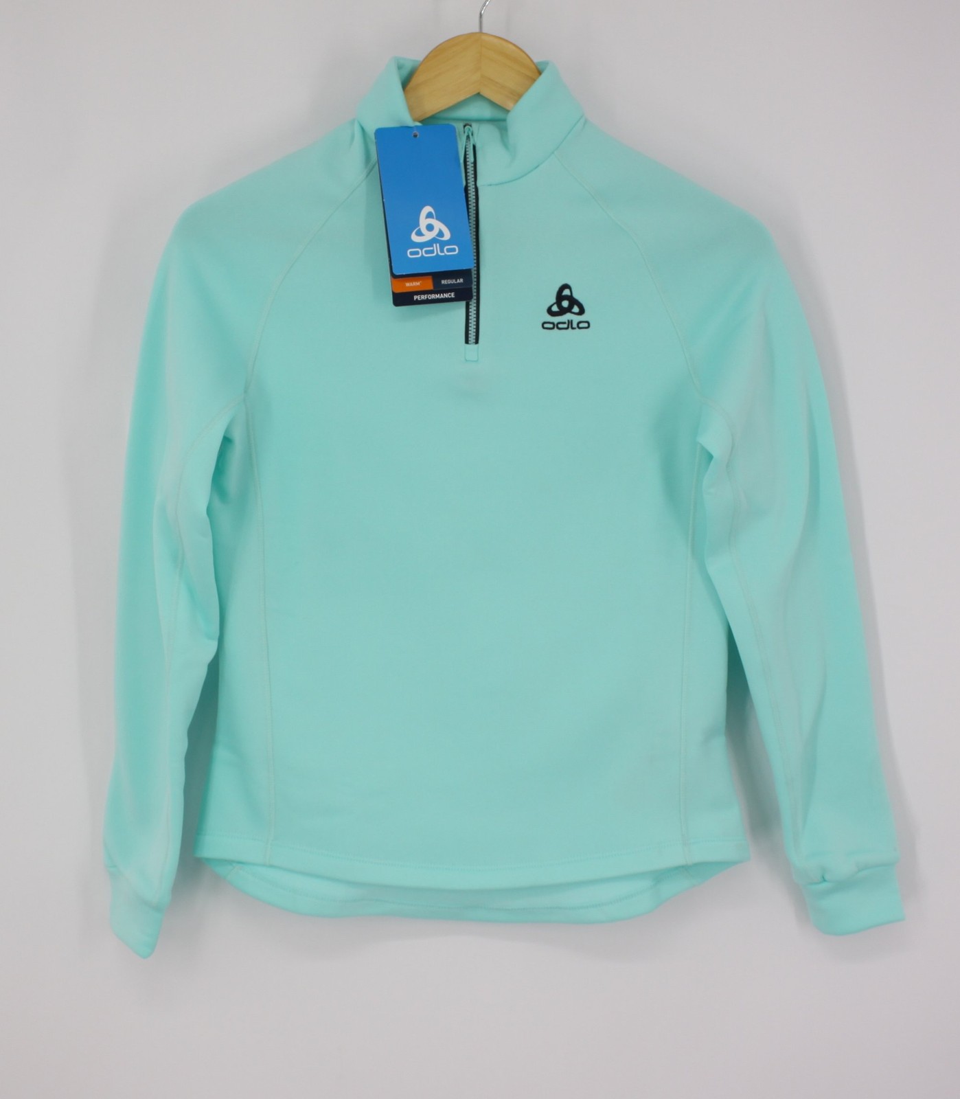 ODLO WOMENS BERRA 1/2 ZIP MIDLAYER TOP SIZE XS UK 4-6 POLYNYA RRP £65 IB