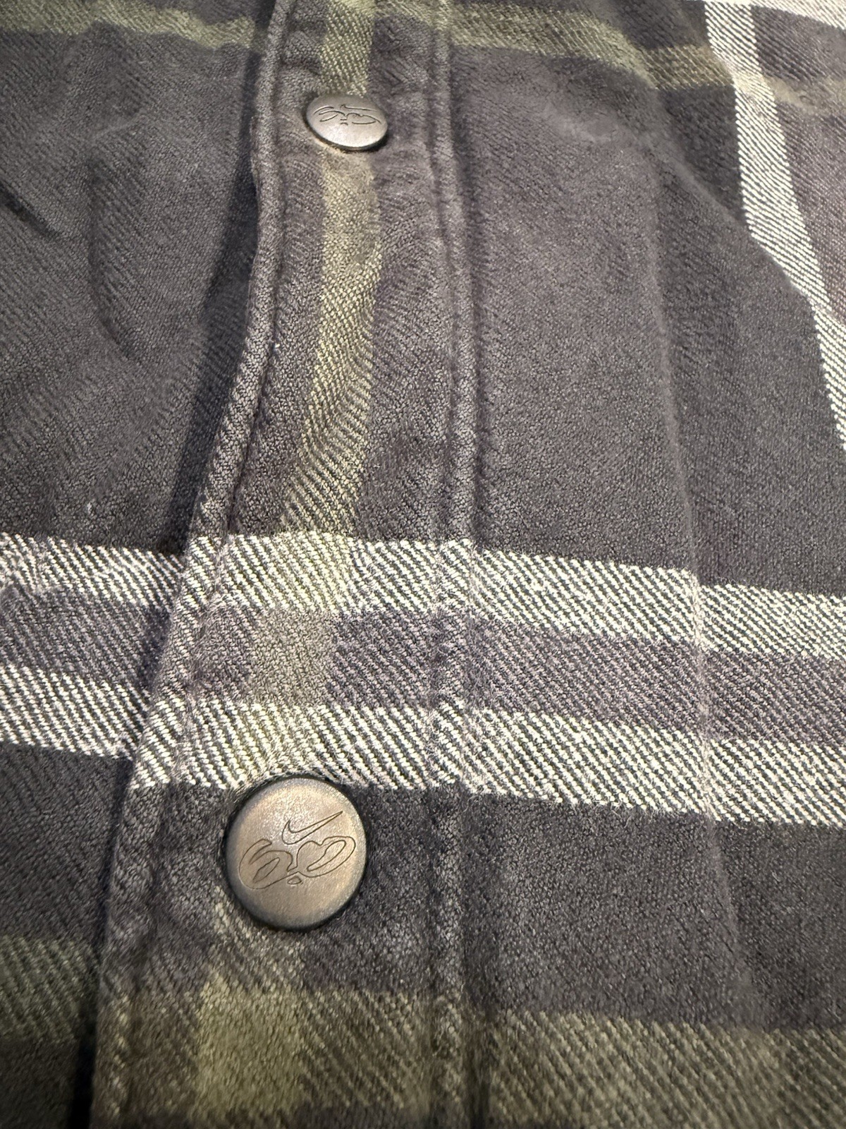 Nike 6.0 Insulated Flannel Jacket Men, Medium, Plaid, Lined
