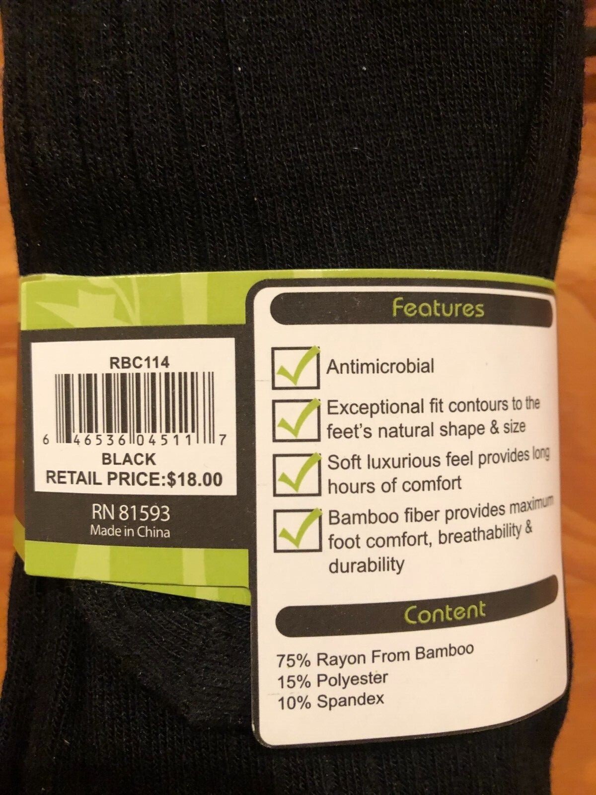 3 Pairs BAMBOO BLEND Luxury Socks 75% Rayon from Bamboo $18 Fits Shoe size 7-12