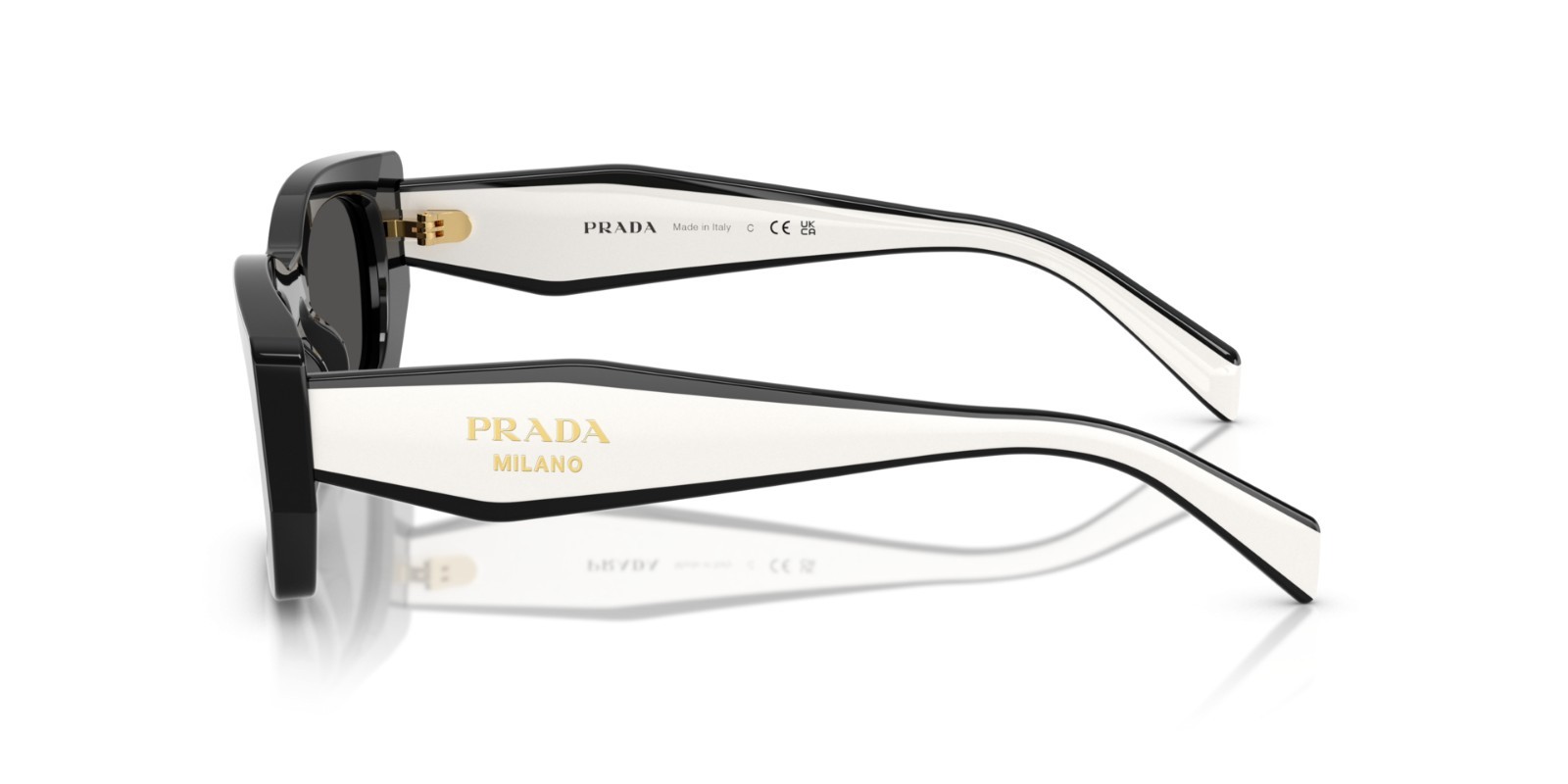 PRADA PR B05S 09Q08Z Black Dark Grey 53 mm Women’s Sunglasses