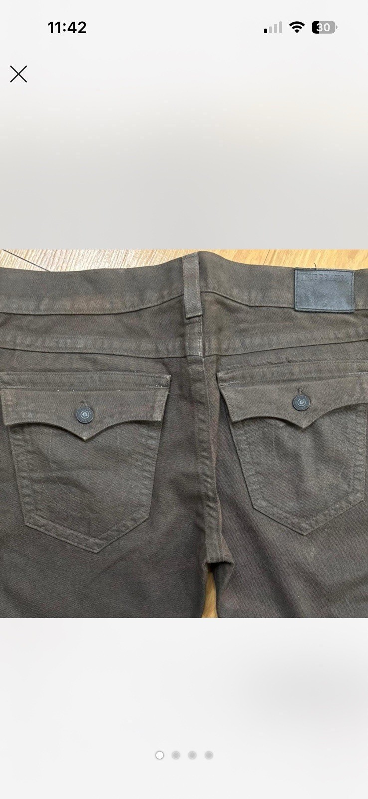 True Religion Jeans Brown 2 Tone Men’s 34