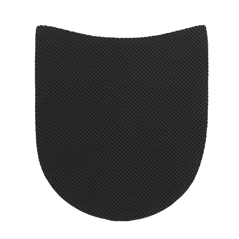 Shoe Heel Repair Rubber Pads Extra Large, 4mm (5/32 Inch) 1 Pair, Black