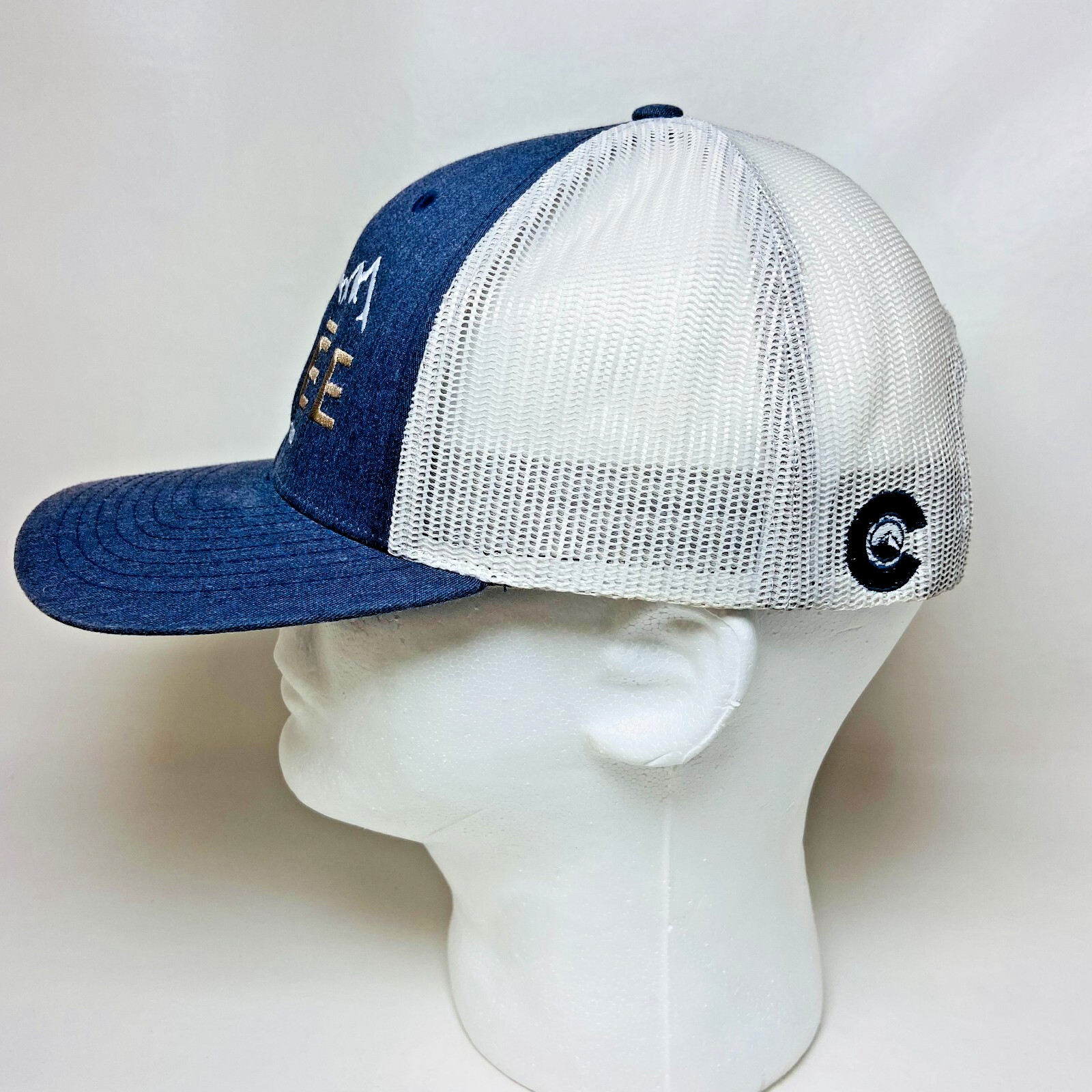 Cuvee Venture Beyond Snapback Hat Richardson MD/LG 115 Mountains Cap Blue Golf