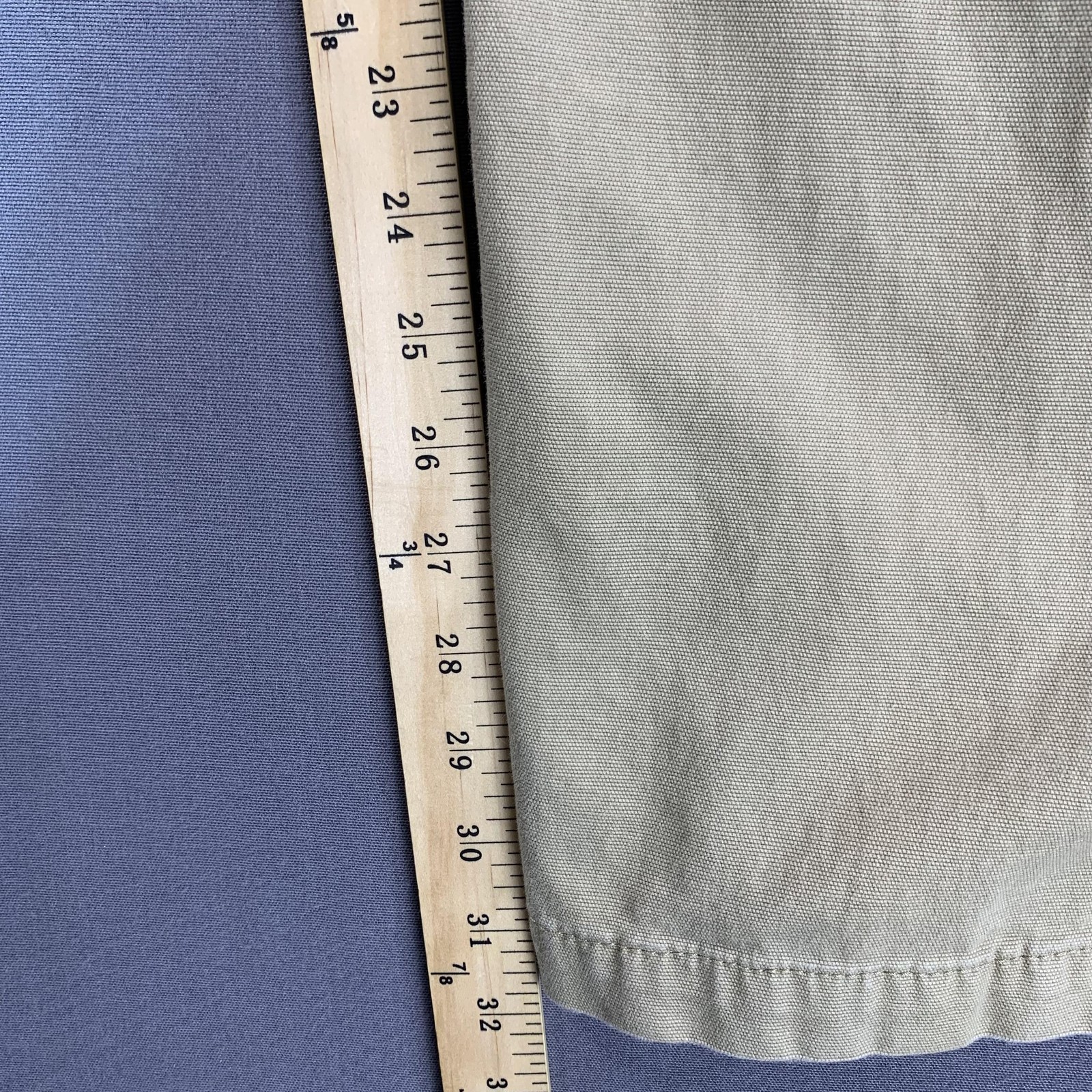 Carhartt Rugged Flex Relaxed Fit Carpenter Pants Mens 38×32 Beige Canvas Stretch