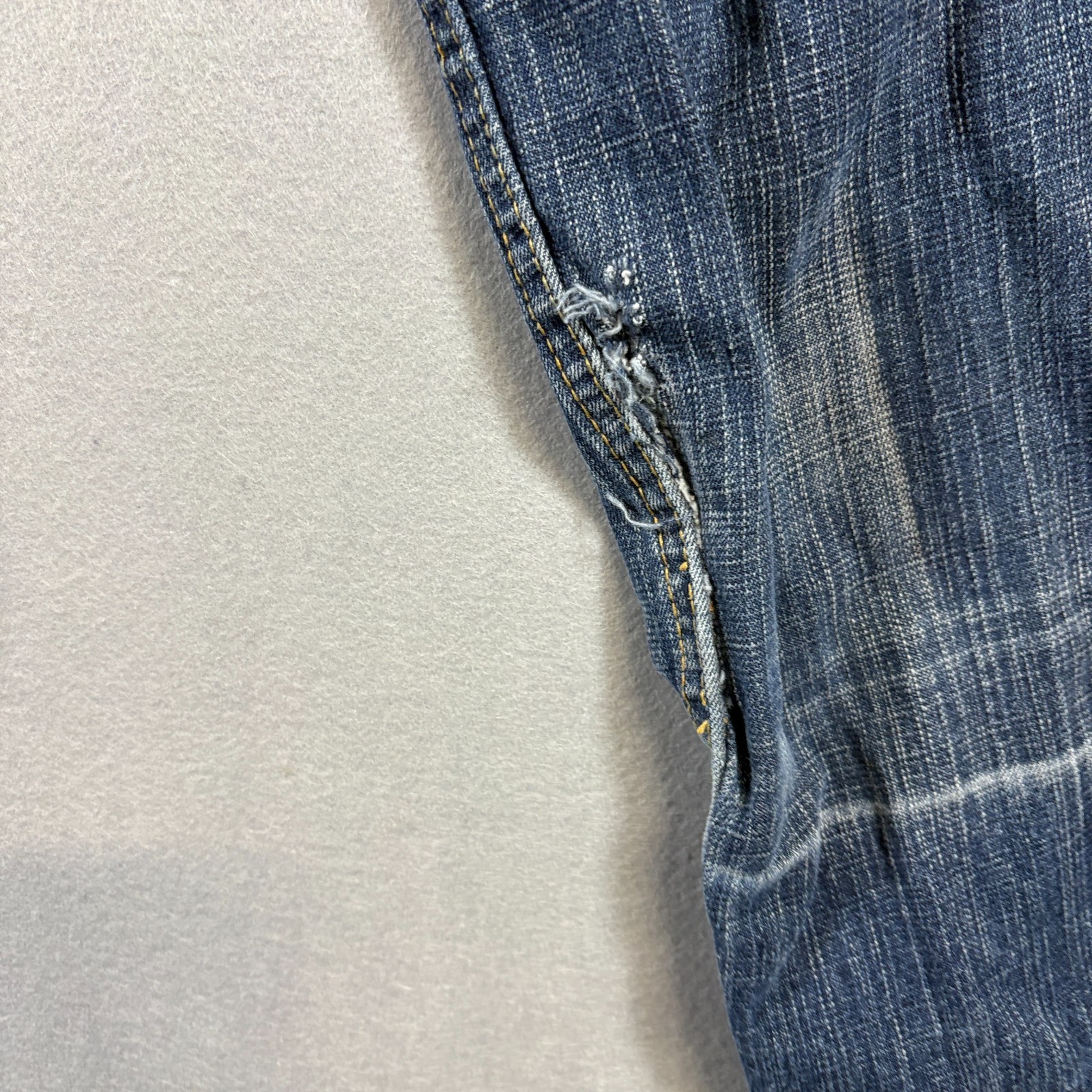 Refuse Denim Straight Leg Jeans W36 L32 Fits Like 34X31 Blue Wash Streetwear