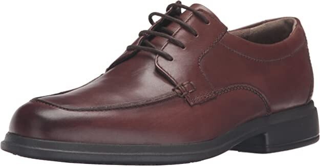 Men’s Bostonian Tifton Edge Oxford Dress Shoes, Brown Leather, 11M, NIB