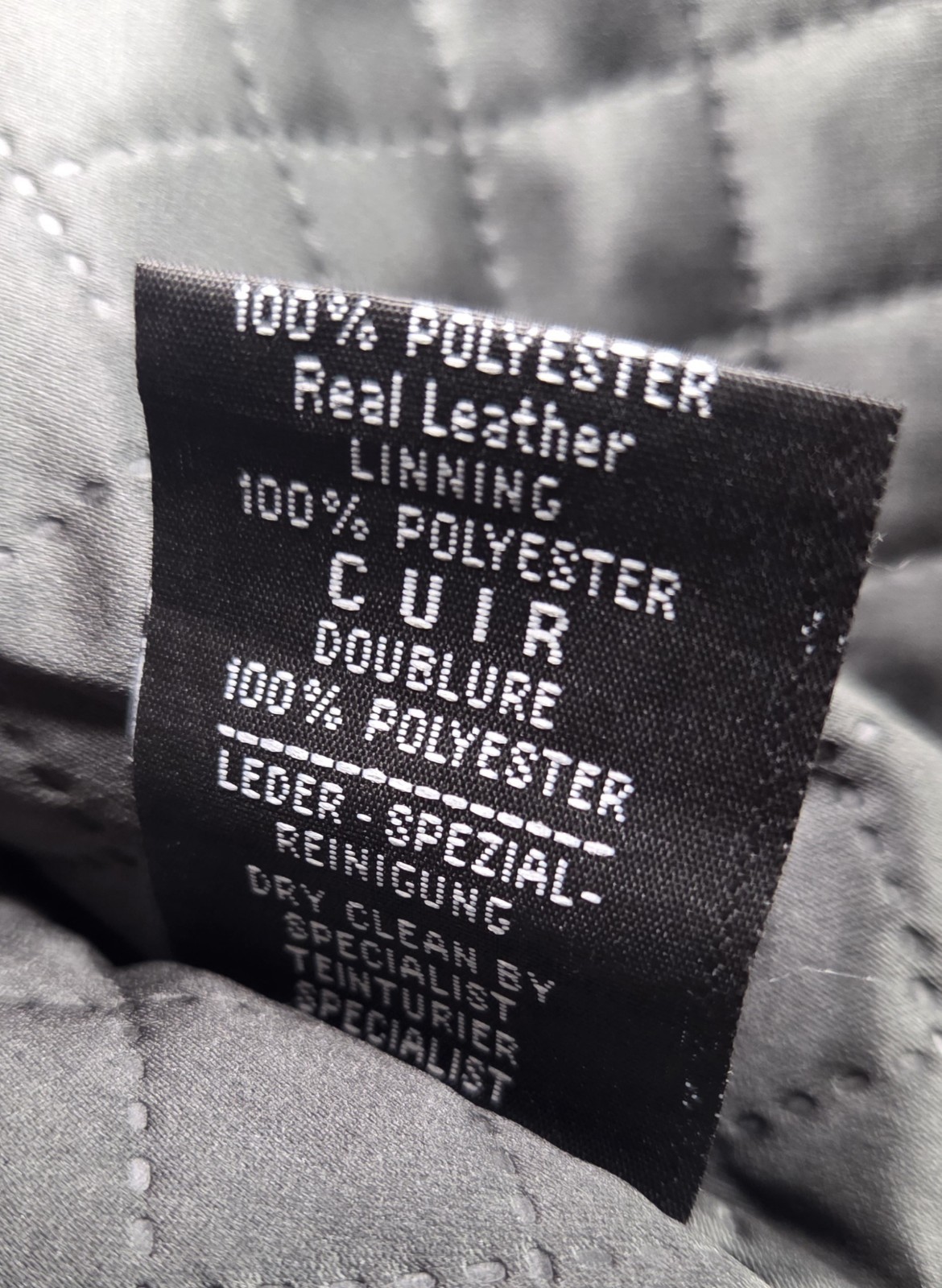 Superior New York Gray Leather Jacket