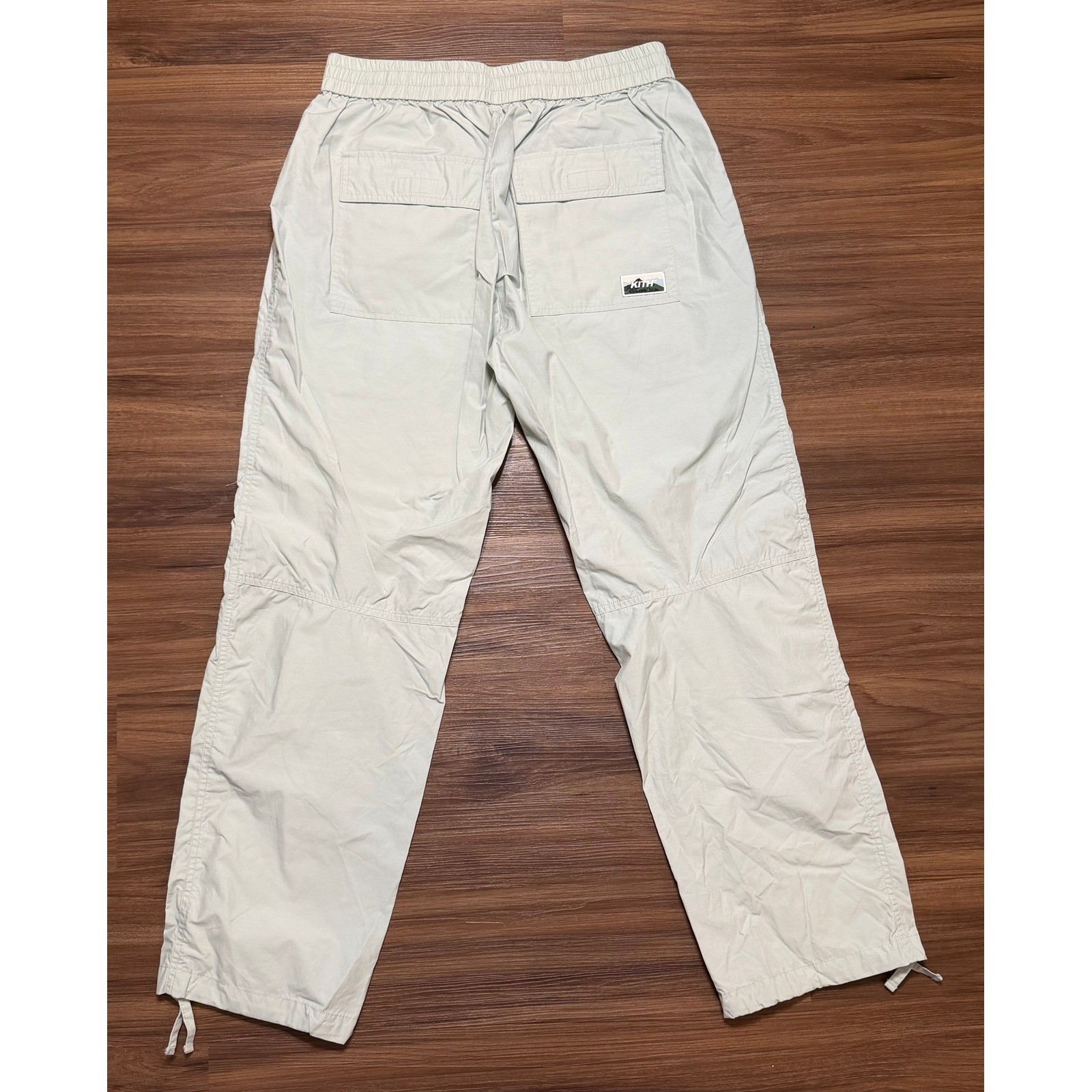 Kith Men’s Light Sage Cotton Nylon Blend Wrinkle Outdoor Cargo Pants Size L