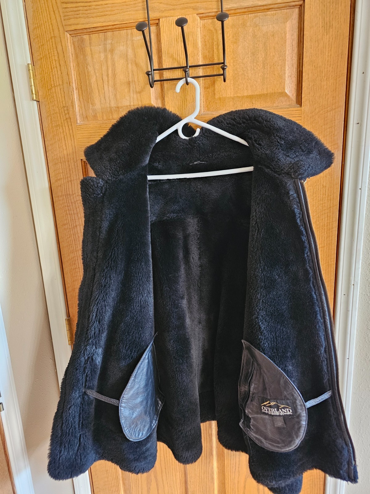 Overland Classic Sheepskin B-3 Bomber Jacket Men’s jacket XXLT Coat Leather Coat
