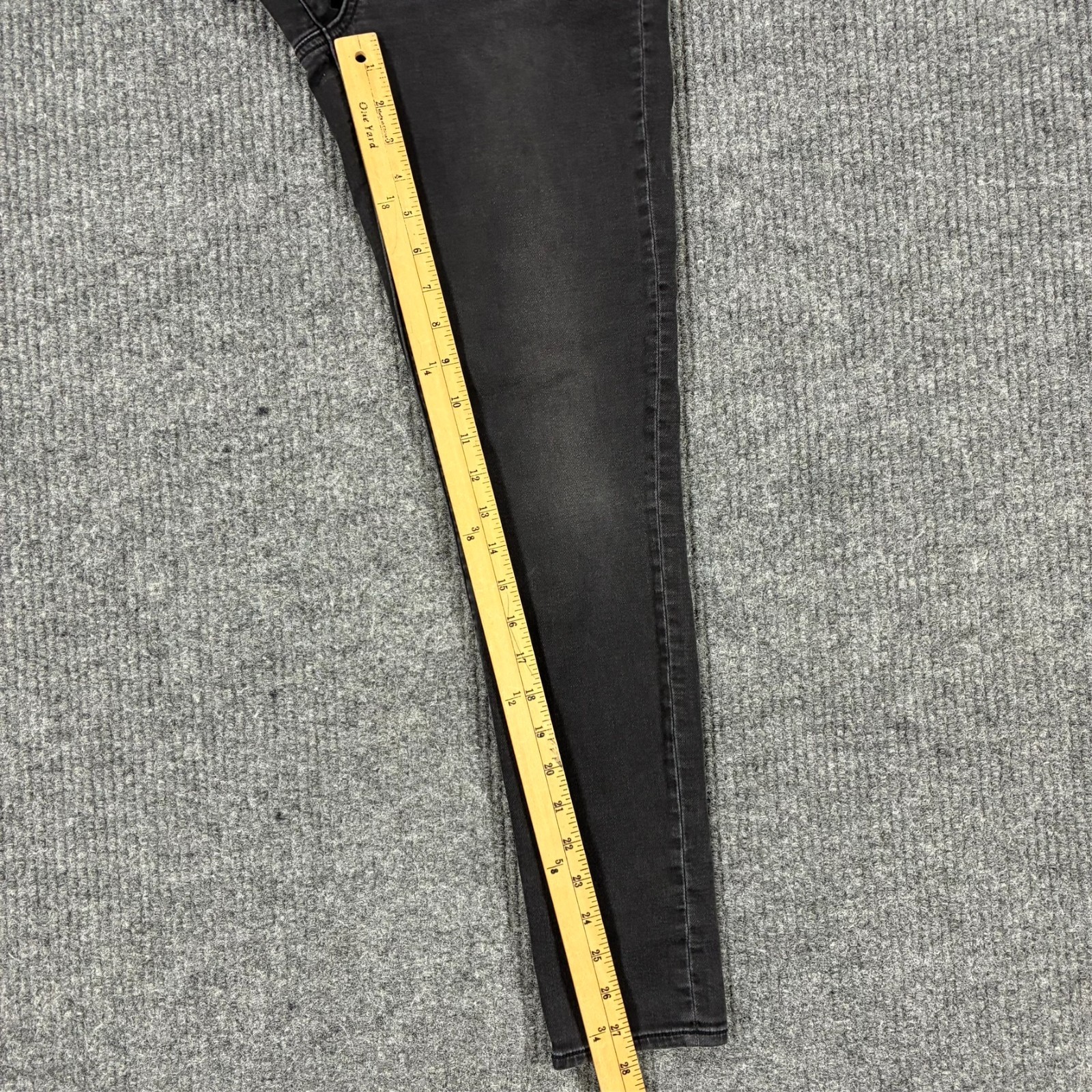 American Eagle Jegging Womens Size 8 Regular Black Denim Super Stretch Low Rise