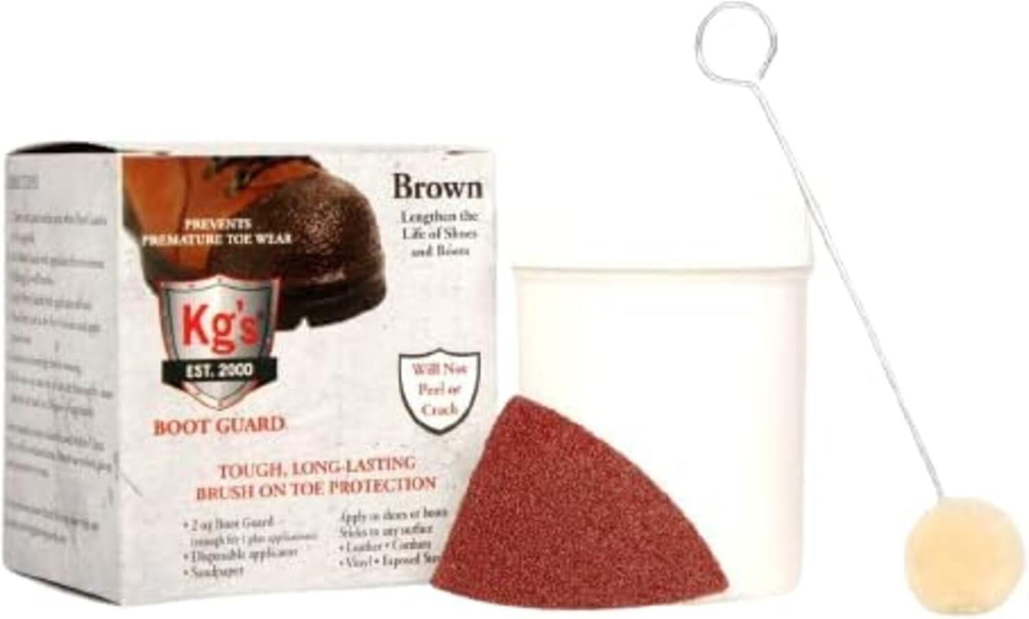 Boot Guard Brush on Toe Protection – Brush on Liquid for Tough, Long-Lasting Saf