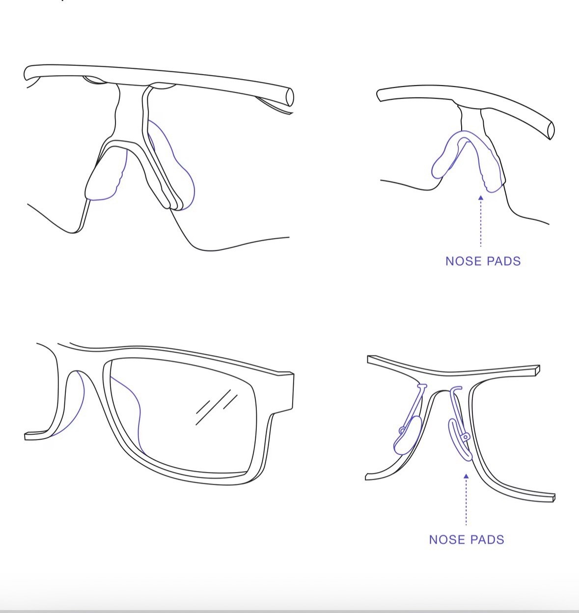 Oakley Holbrook Polished Clear Frame M (131mm) Fit Regular – High Bridge Fit