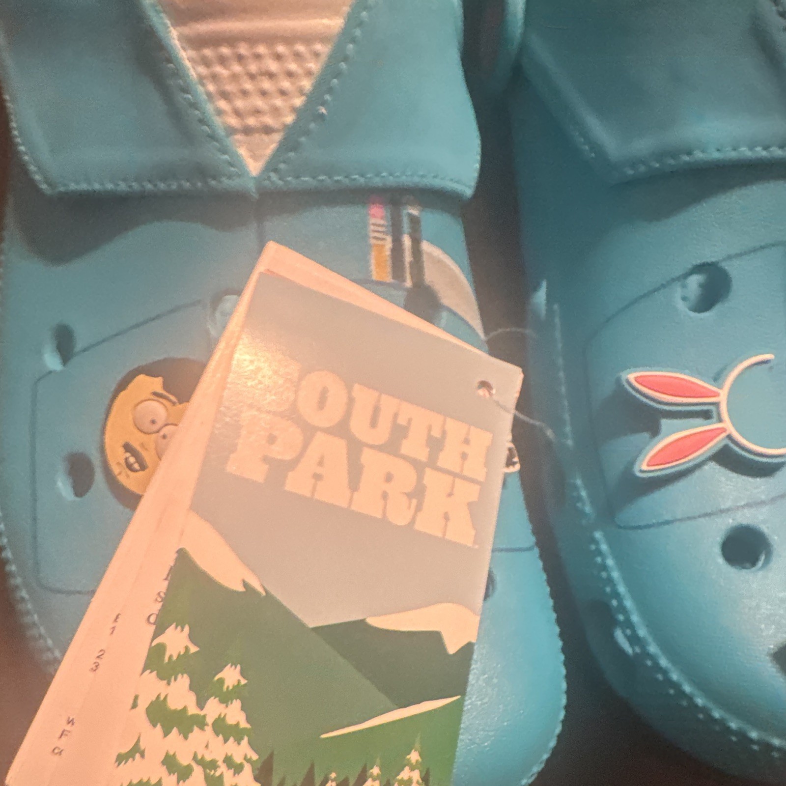 Crocs South Park Randy Marsh Blue Clog Sandals Unisex Adults US M8 W10