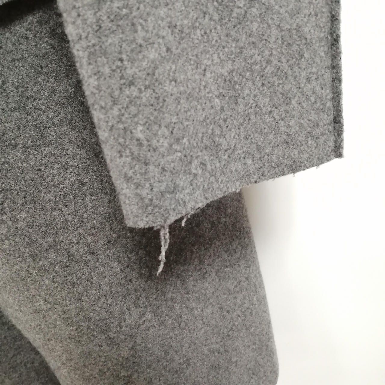 RAINMAKER KYOTO Cashmere Blend Wool Coat GRY Made in Japan Rm162-026 Used