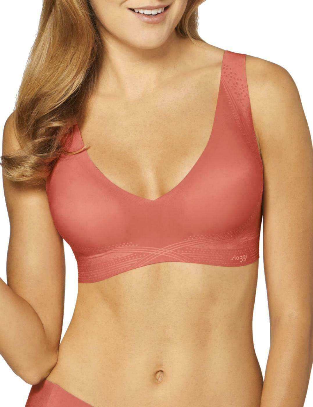 Sloggi Zero Feel Bralette Bra Top 10194066 Non-Wired Smooth Seamless BNWT