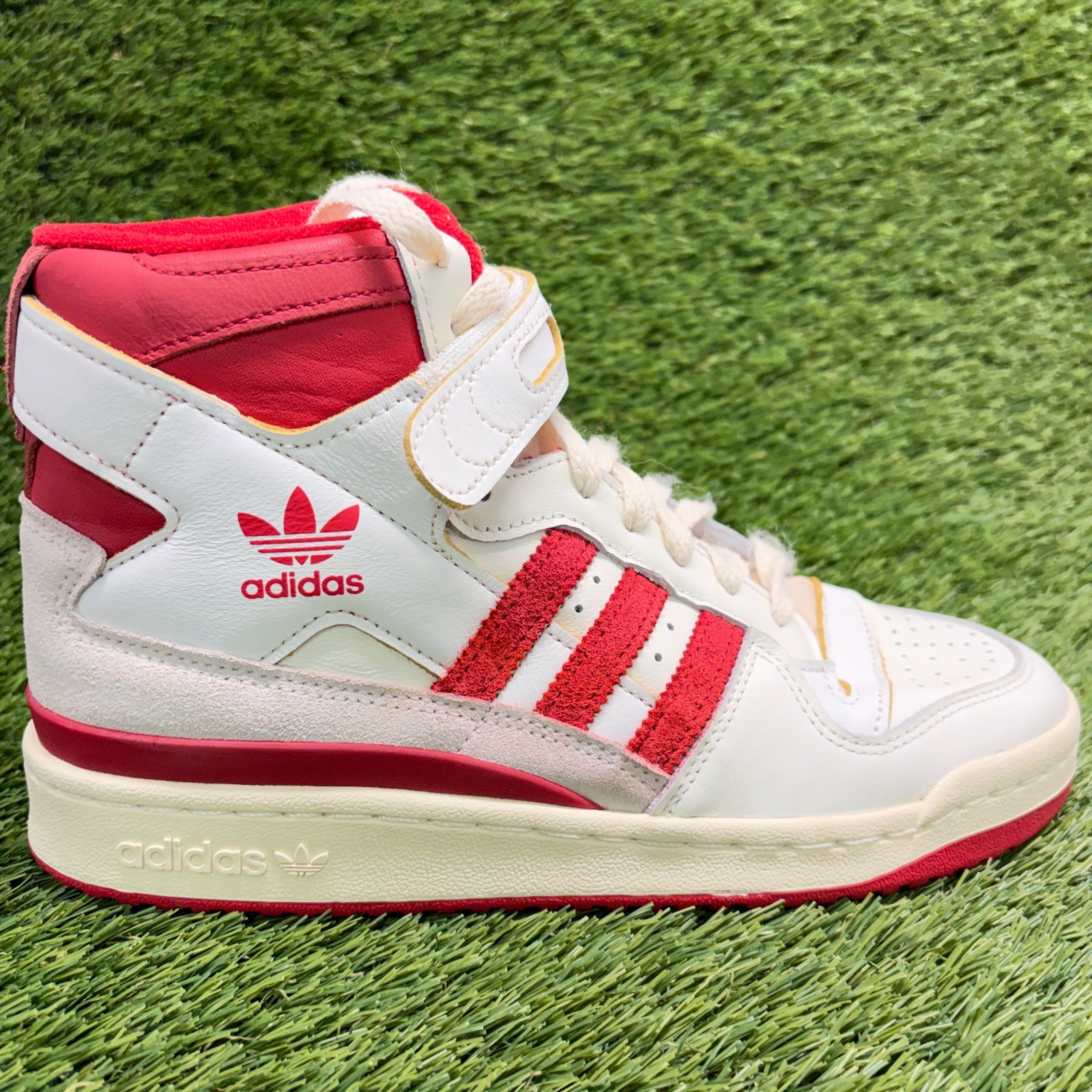 Adidas Forum 84 High Team Power Red White Mens Size 6.5 Athletic Shoes Sneakers
