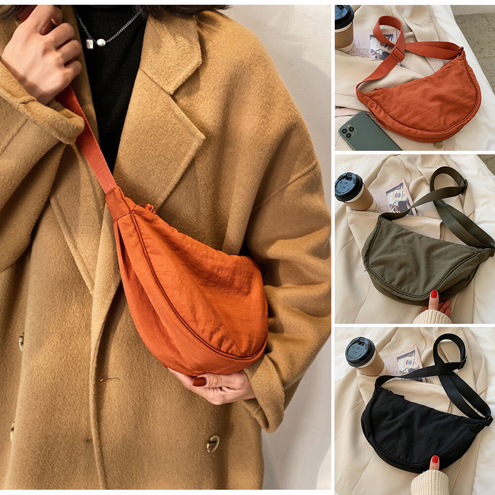 Womens Crescent Crossbody Bag Sling Shoulder Bag Purse Casual Dumpling Bag Gift