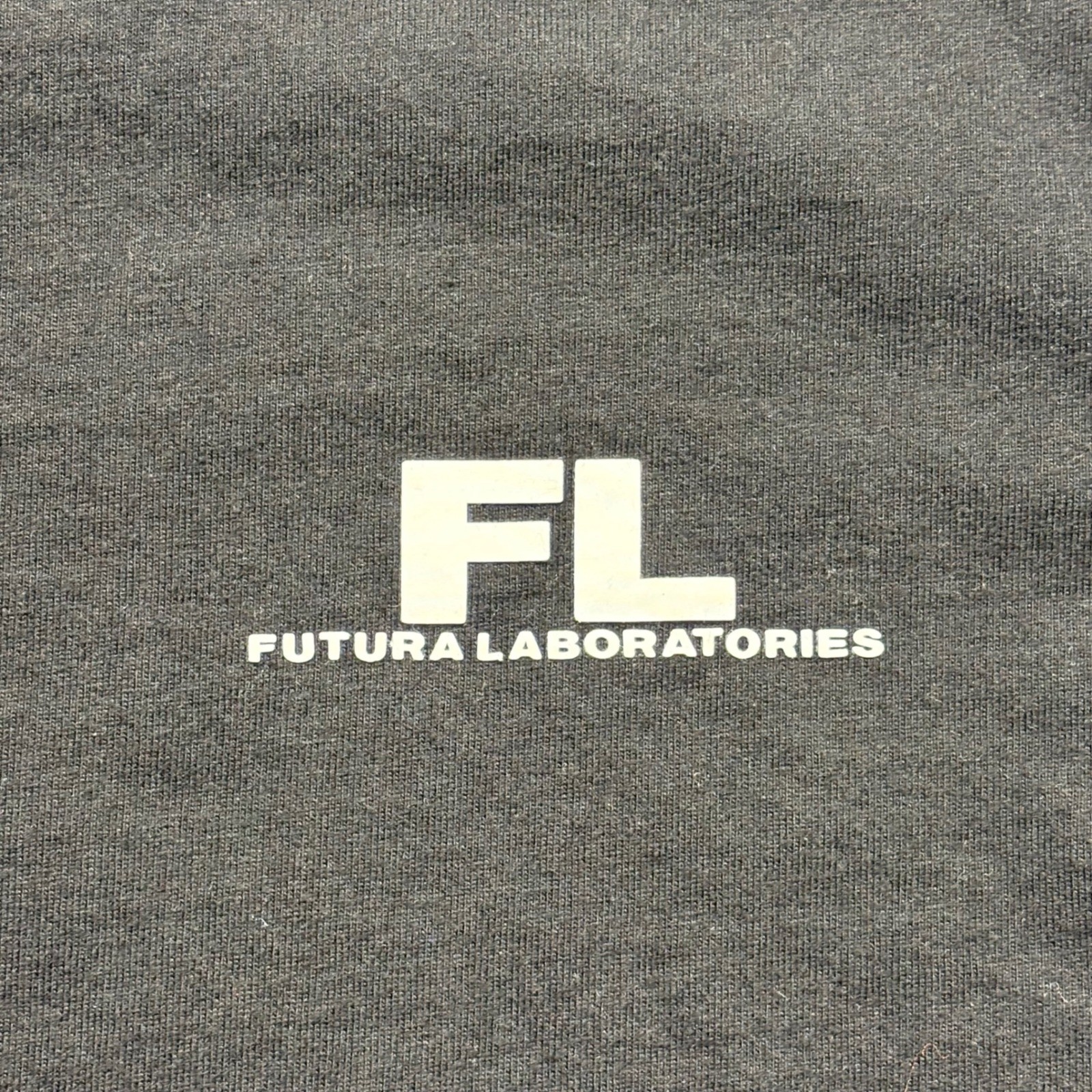 Futura Laboratories Long Sleeve Shirt Mens L Black Good Graphic Logo FL Tee