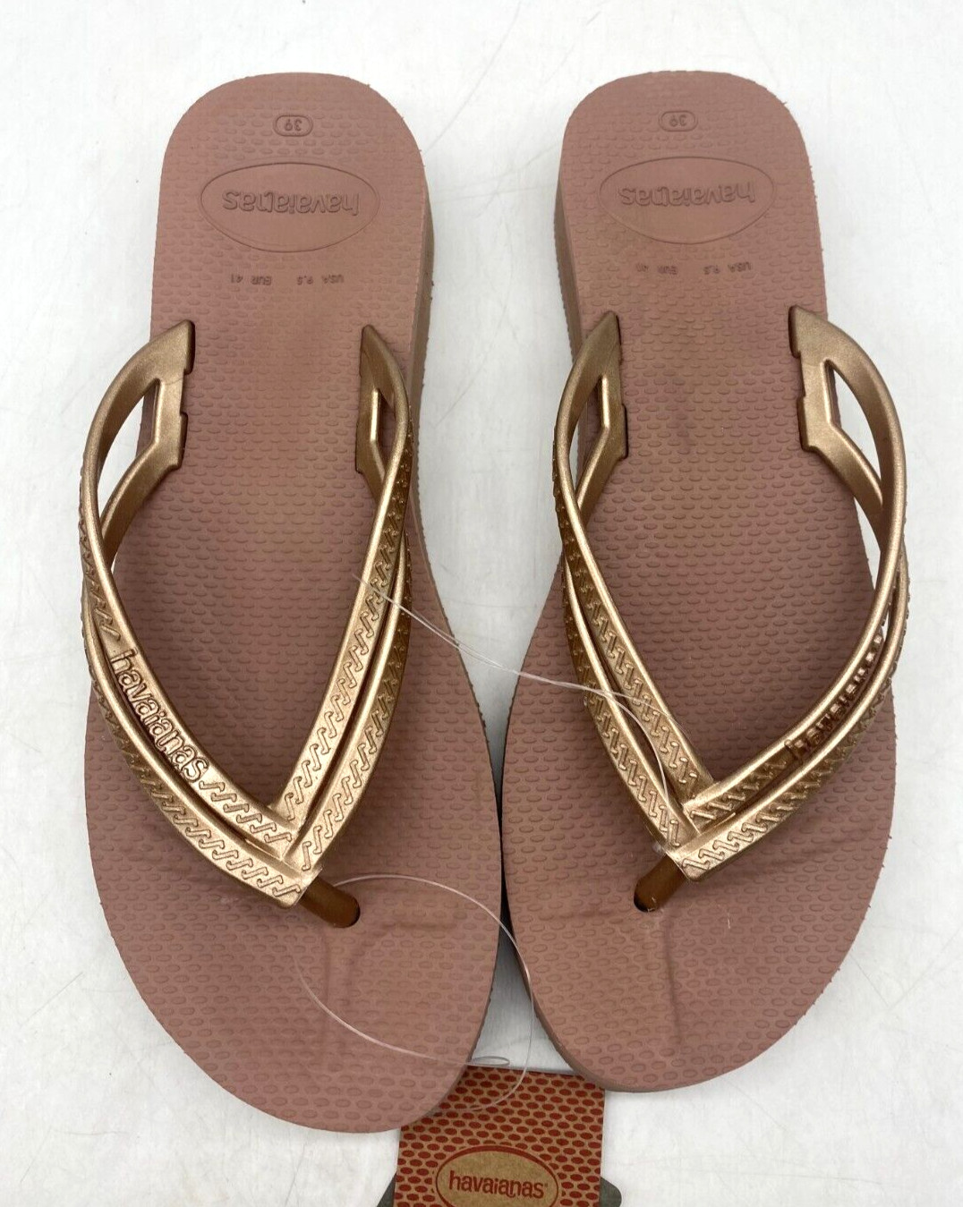 Havaianas Cappuccino Wedge Flip Flops Women’s Sz 39 BR / 9.5 US