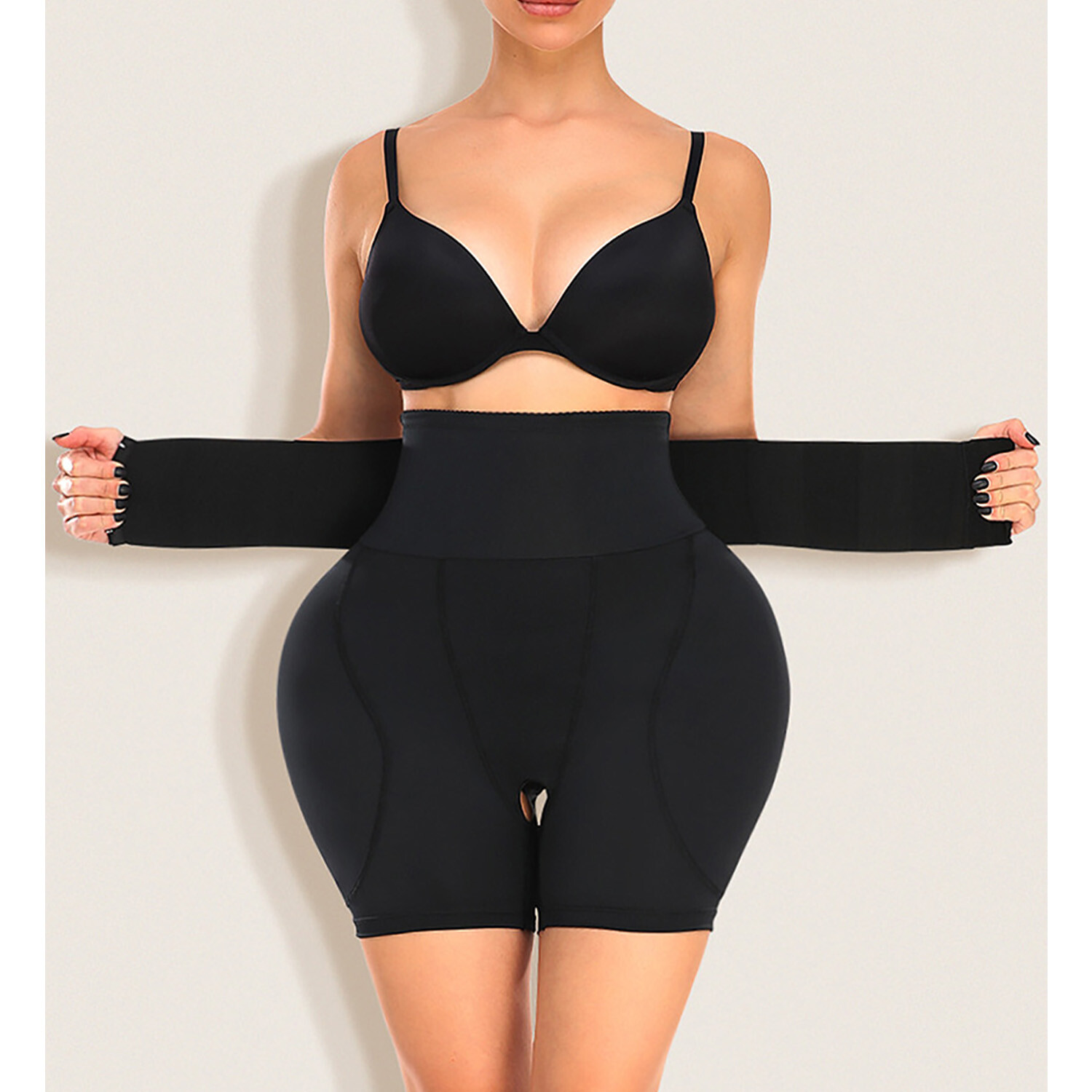 High Waist Trainer Panties Hip Pads Women Shapewear Body Tummy Shaper Fake Ass