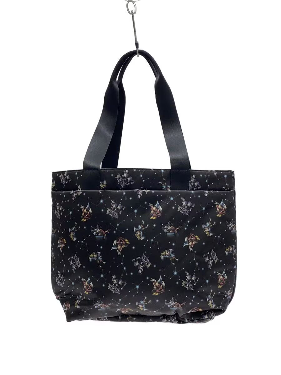 PORTER Disney Tote Bag Nylon Black All Over Pattern