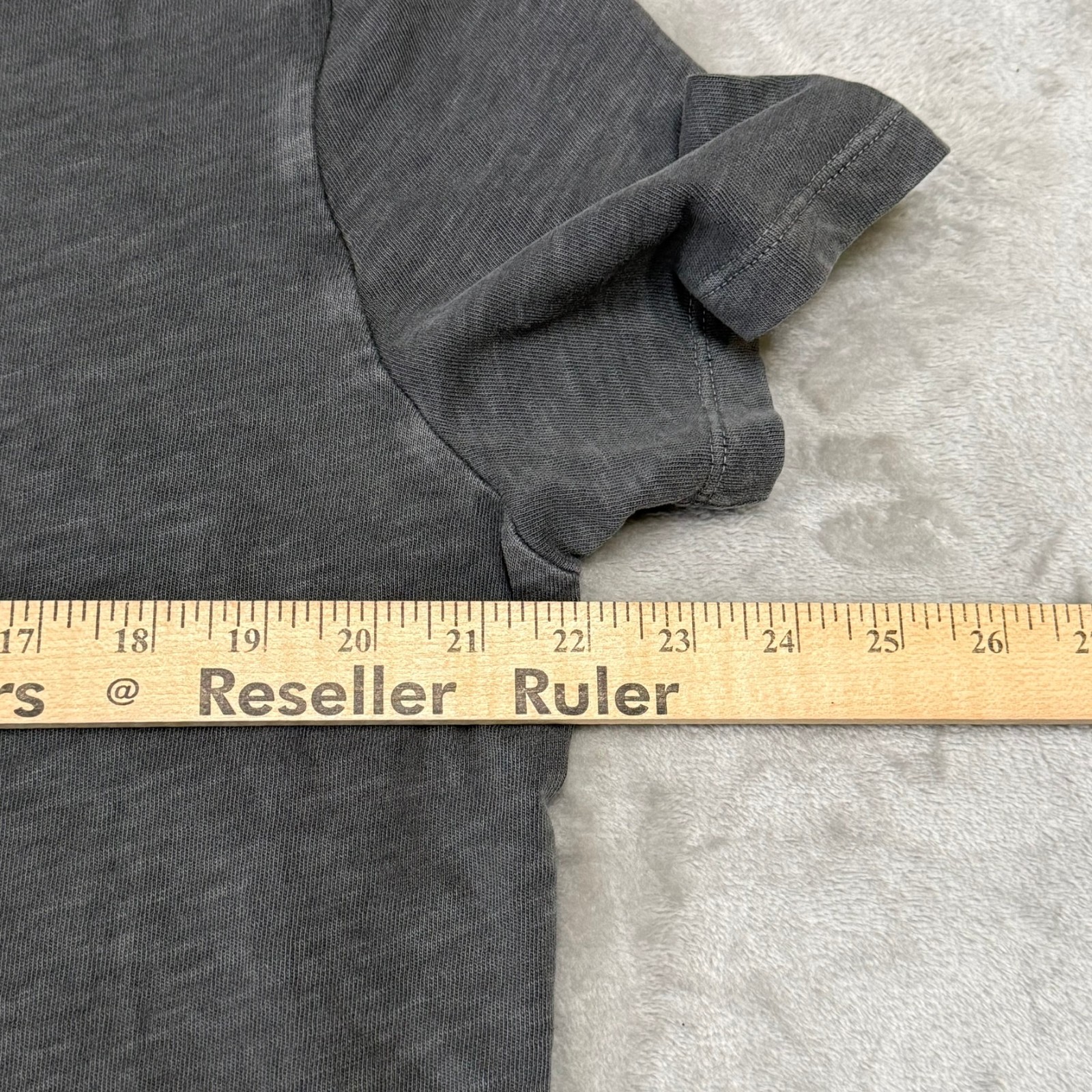 Marine Layer Heavy Slub Pocket Tee Mens Small Forged Iron Gray $64 New NWOT