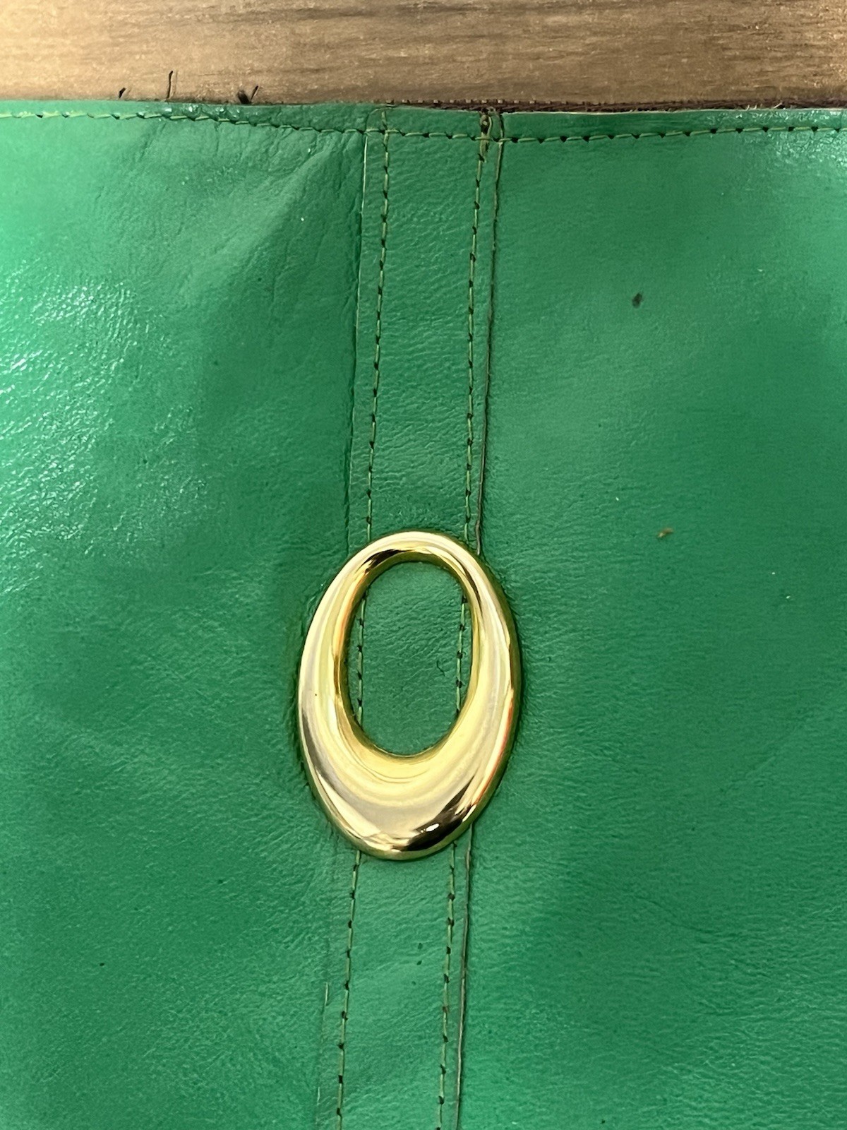 Pair of Vintage Leather Handmade Handbag & Eel Leather Wallet