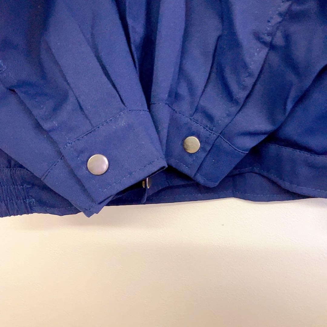 New Work Clothes with Air Conditioning Fan with Mobile Battery Navy Equivalent t