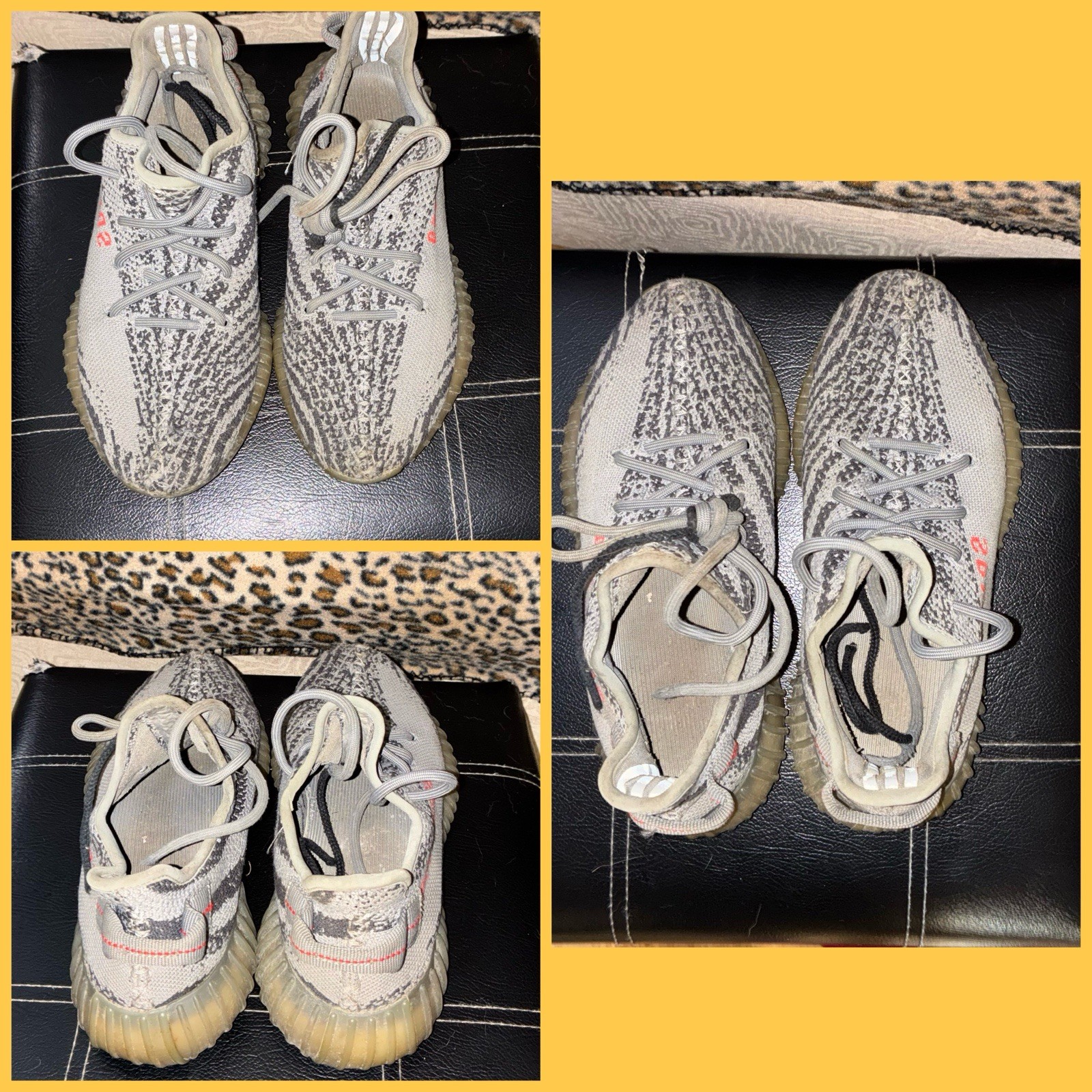 adidas Yeezy Boost 350 V2 Beluga 2.0 Gray Orange Primeknit AH2203 2017