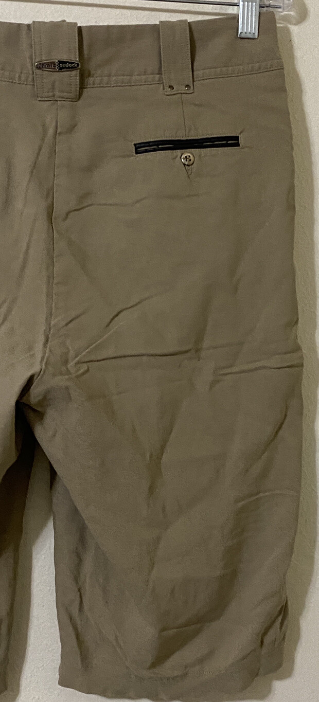Jamie Sadock Size 8 Women’s Light Khaki Casual Golf Long Shorts 30″ x 12″
