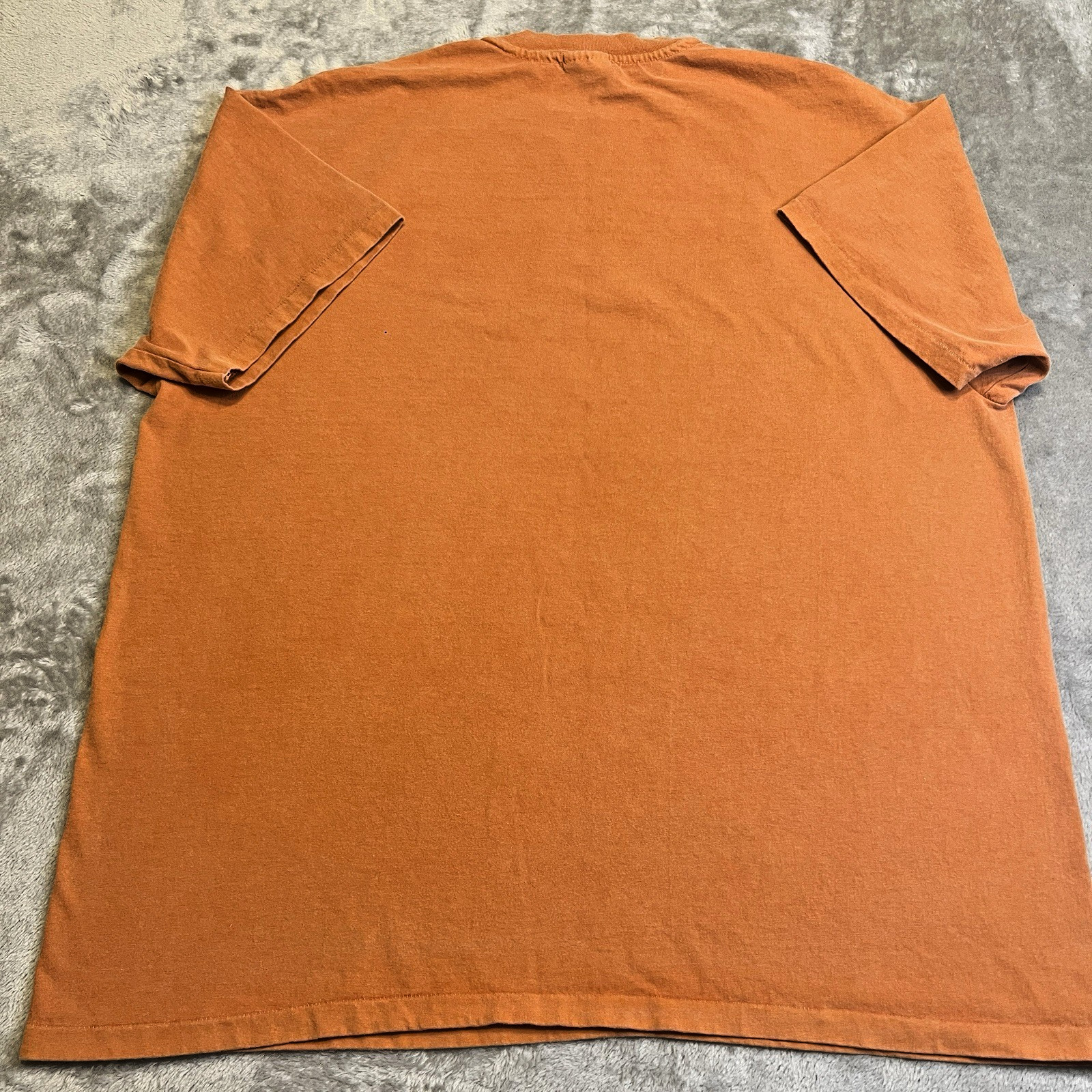 Hanes PFD Georgia Red Clay Shirt XL Made USA Y2K Orange Southern Heritage Tee