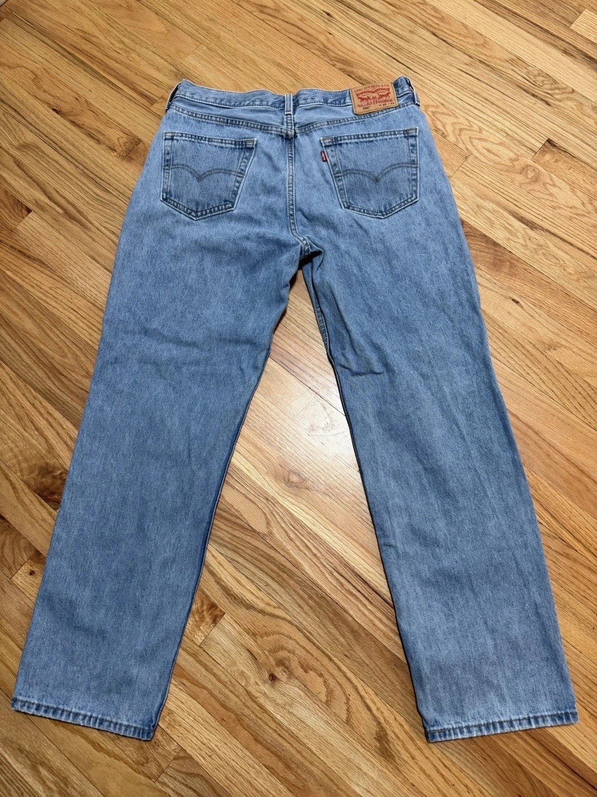 Levi’s 550 Men’s Relaxed Fit Jeans – Stonewash Blue (00550-4891)
