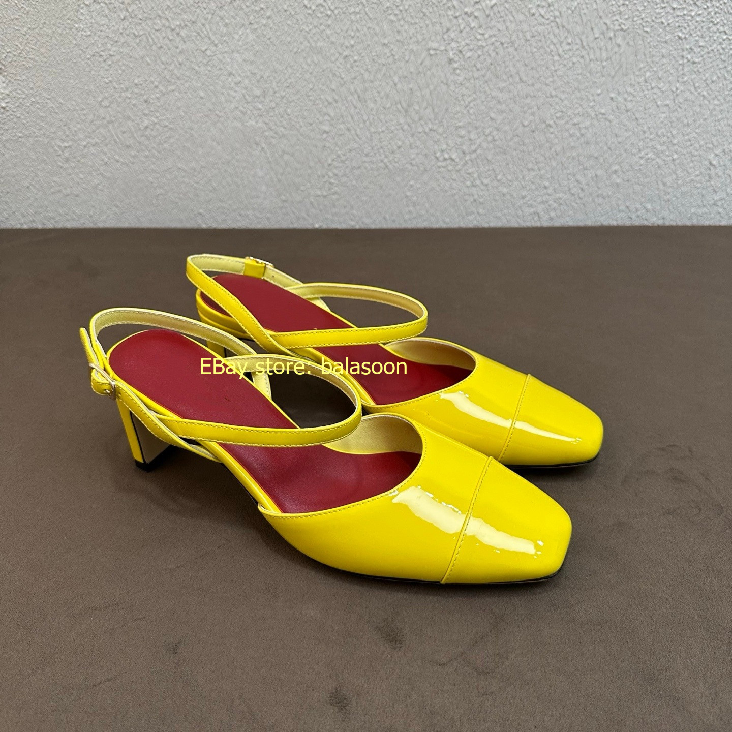 Summer 2026 Square Head Dopamine Mary Jane High-Heeled Sandals Thick-Heeled