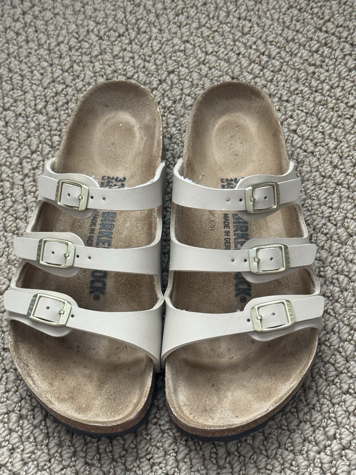 Birkenstock Florida BS Sandcastle Sz 37/UK 4.5 EUC