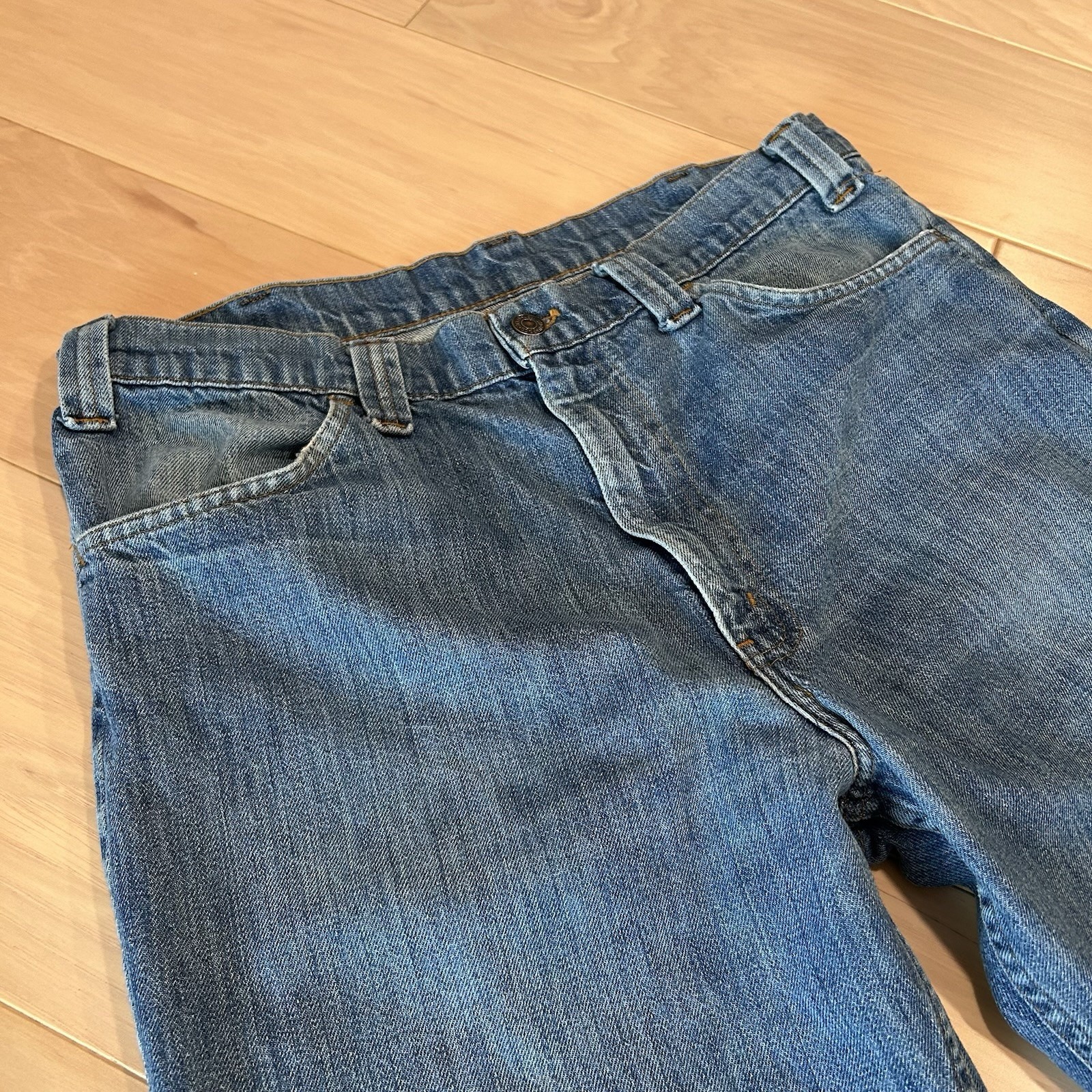 Vintage Levi’s 546 Flare Denim Blue Jeans USA Made 40546-0417 Men’s 34×30