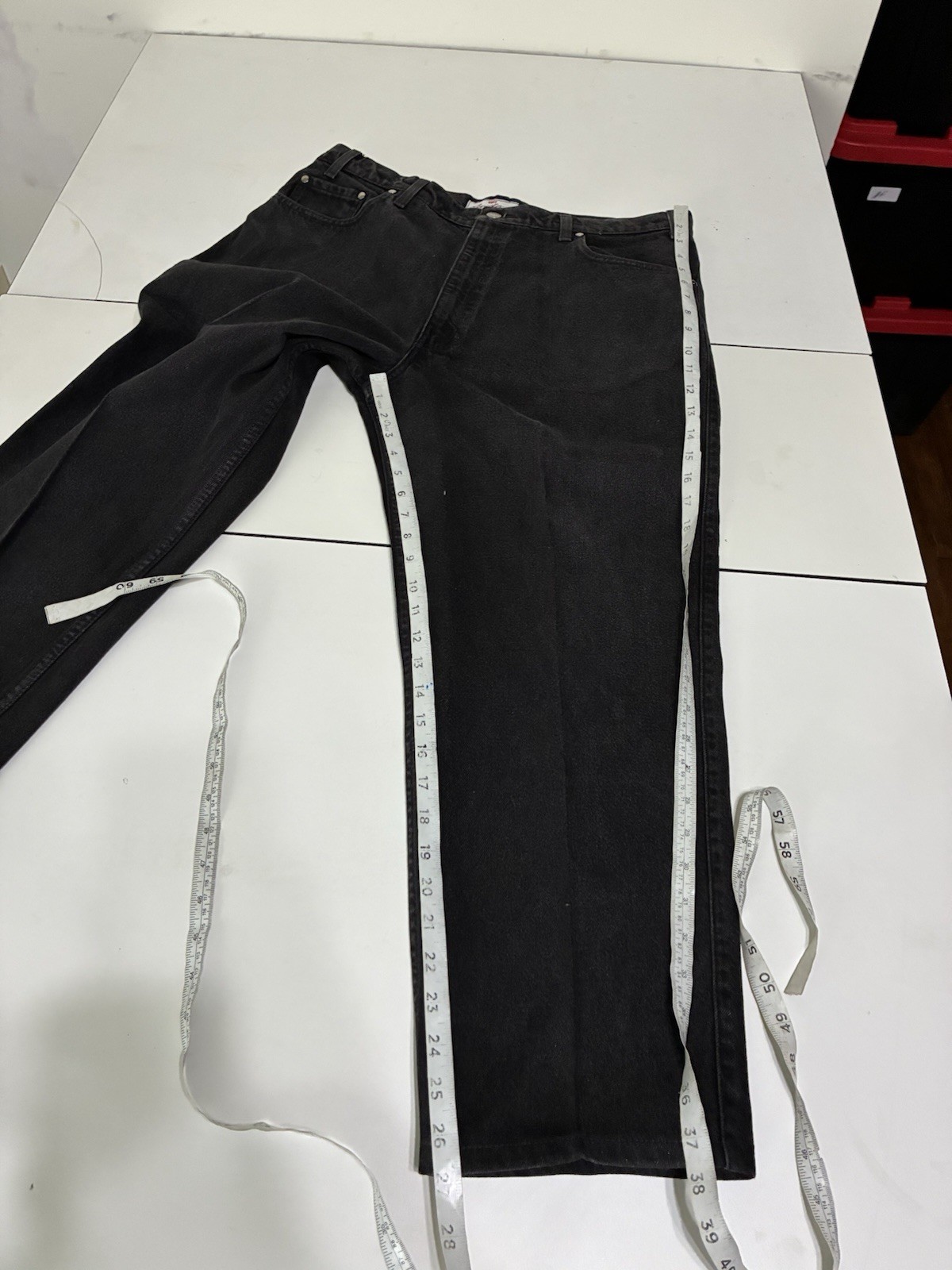 Levi’s 540 Jeans 38×30 Black Relaxed Fit Signature Series Denim Skater Baggy 90s