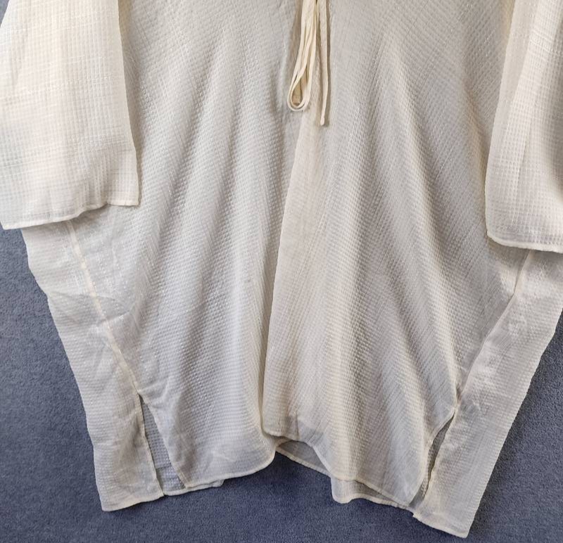 Anne Klein Tie-Front Kimono Top Women’s 1SZ It Dune Quarter Sleeves V-Neck