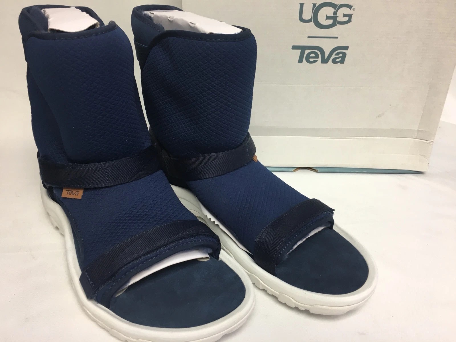 UGG/TEVA COLLAB Black Iris SHEEPSKIN SPORTY HYBRID BOOT SANDAL 1018220U SZ M4/W6