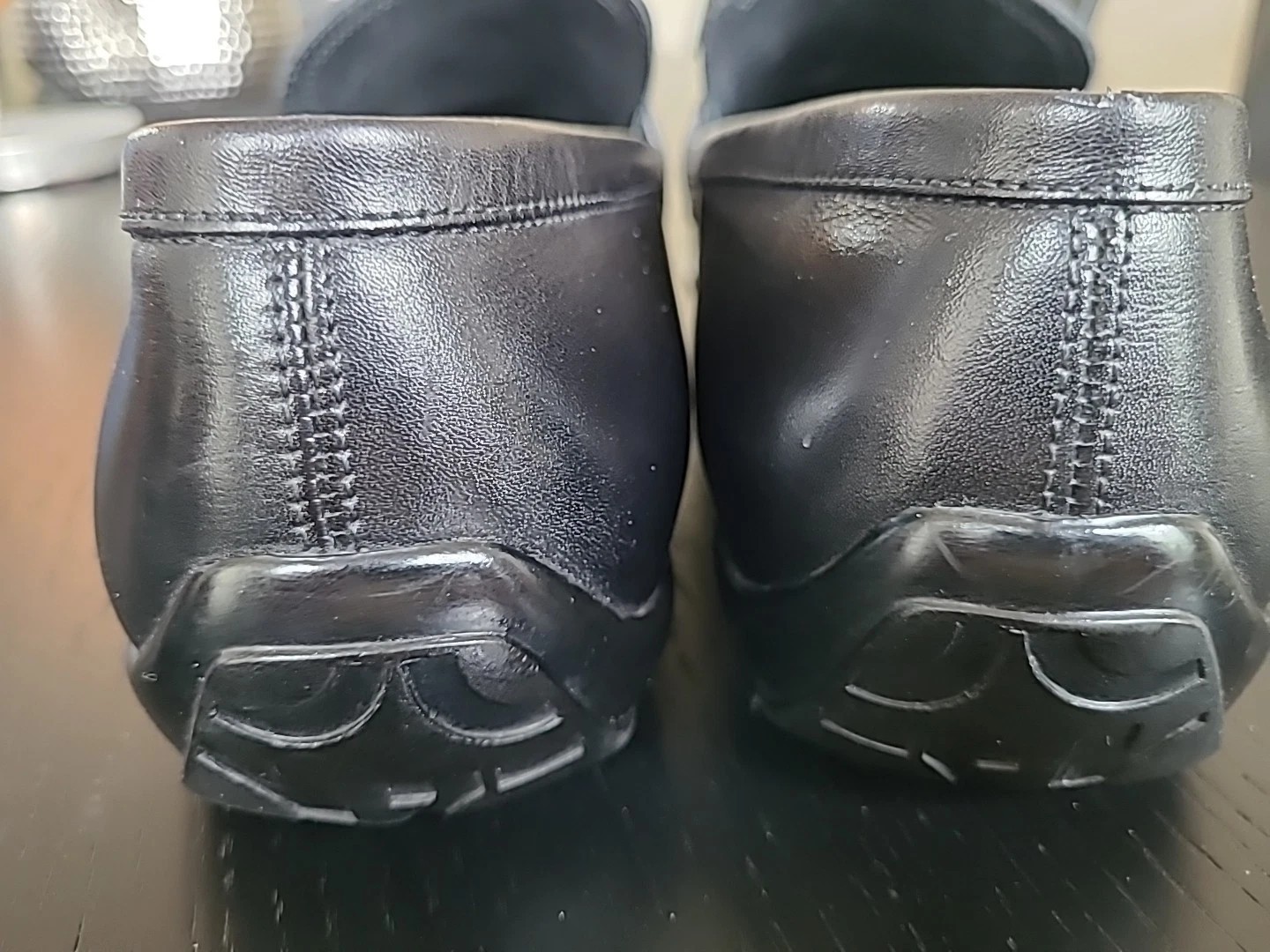 Salvatore Ferragamo Men’s Leather Gancini Bit Loafers Size 11.5 D Made In Italy
