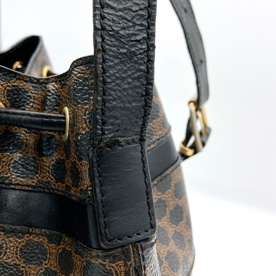 CELINE Shoulder bag Macadam Vintage Authentic From Japan used