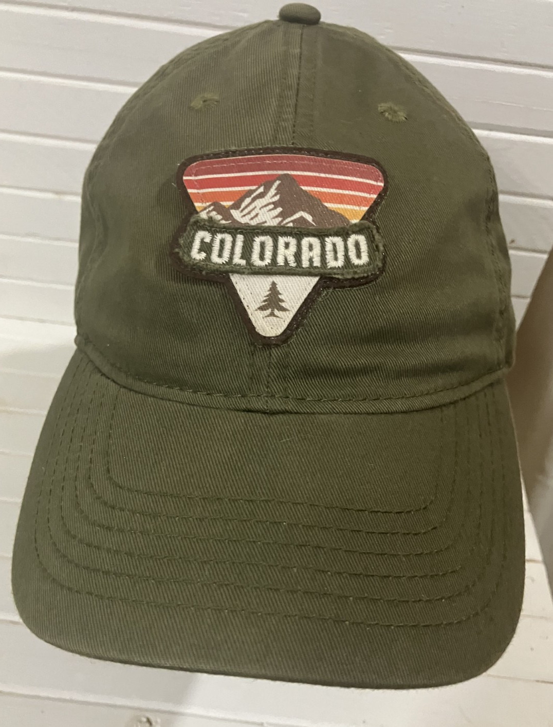 Colorado Legacy One Size Fits Most Adjustable Hat Olive Green