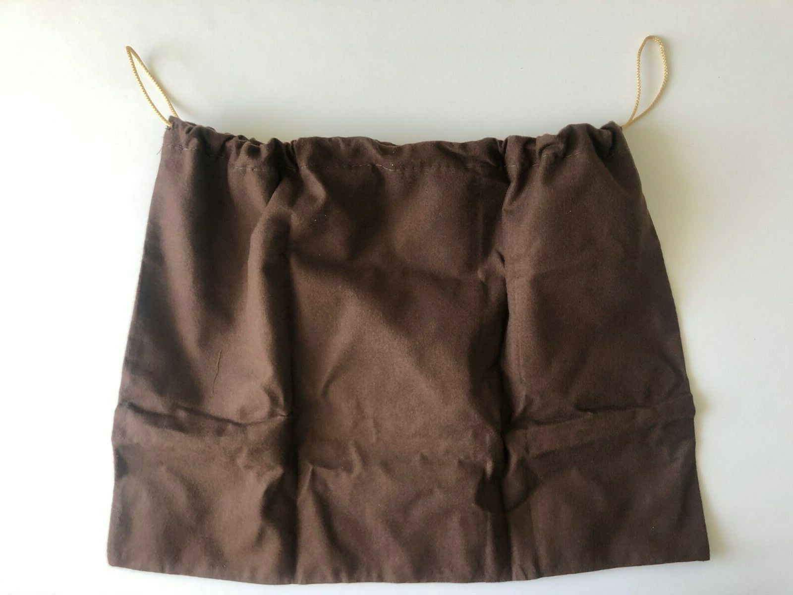 Pratesi Firenze Storage Dust Bag Brown Fabric Drawstring 13.5 in x 17.5 in*