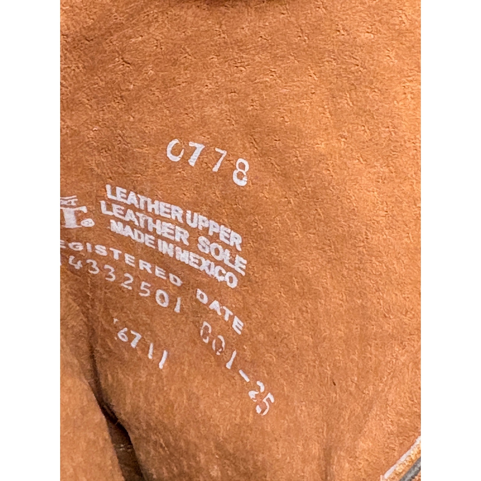 Dan Post Mens 8.5EW Antiqued Tan Round Toe Western Cowboy Boots DP2111R NEW