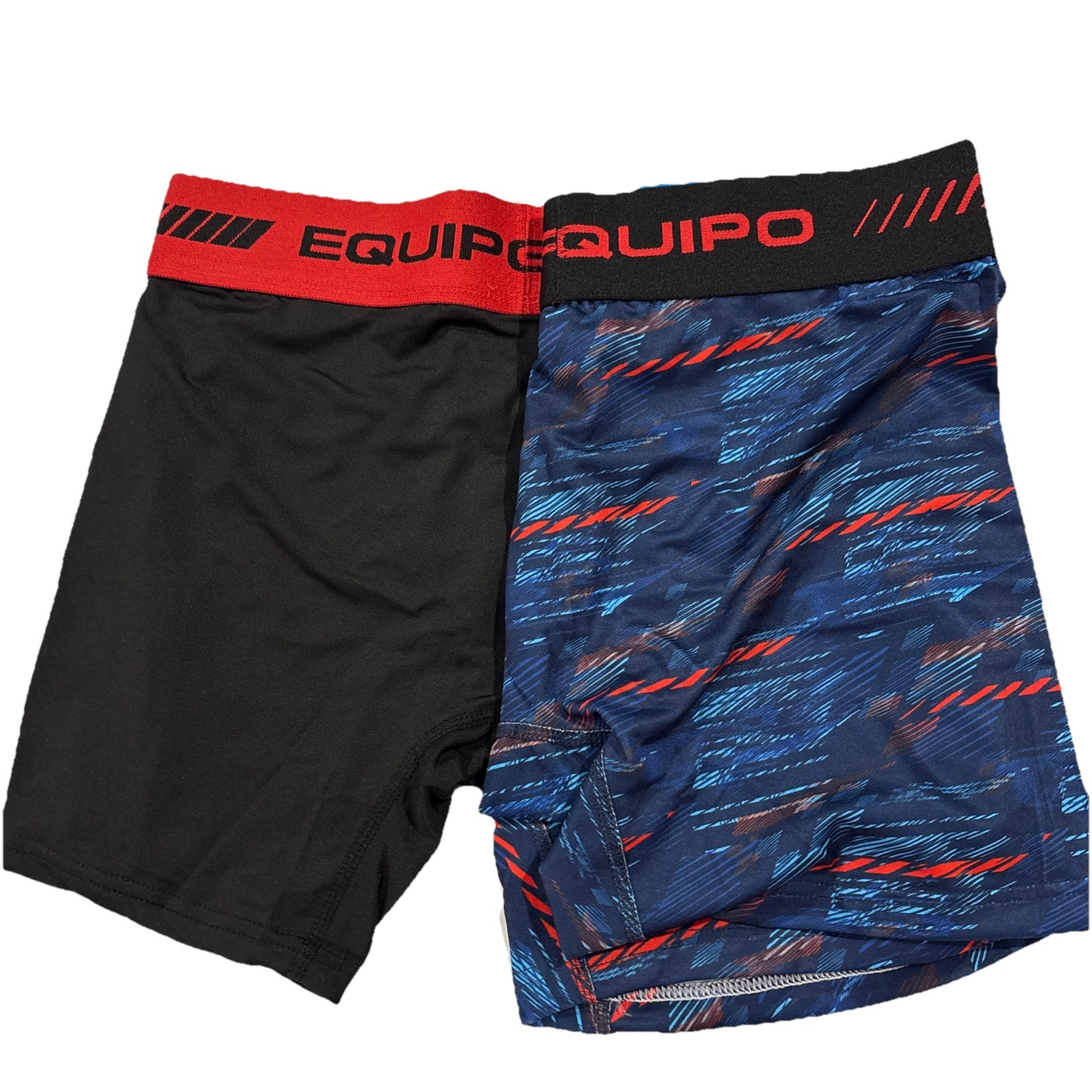 Men’s Equipo 2-pk. Boxer Briefs Size Small Red, Blue & Black NWT