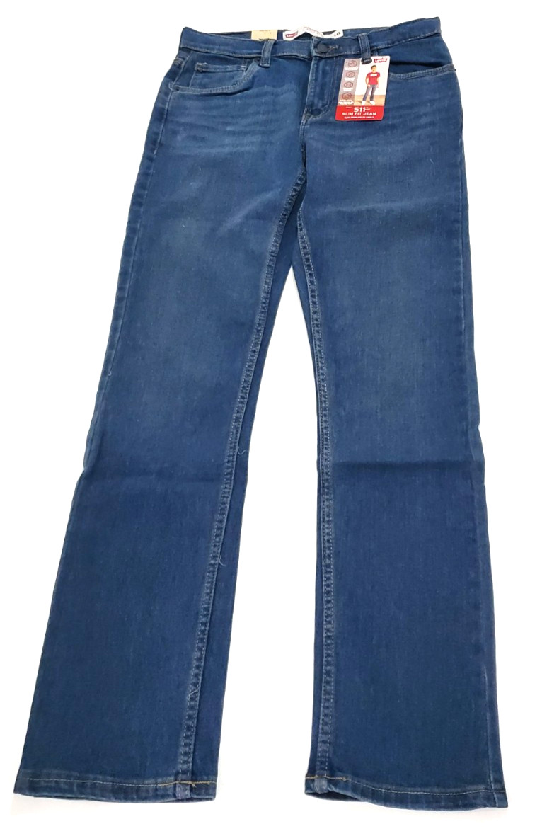Levi’s 511 Slim Fit Performance Jeans, Big Boys Blue Size 18 Reg 29×31