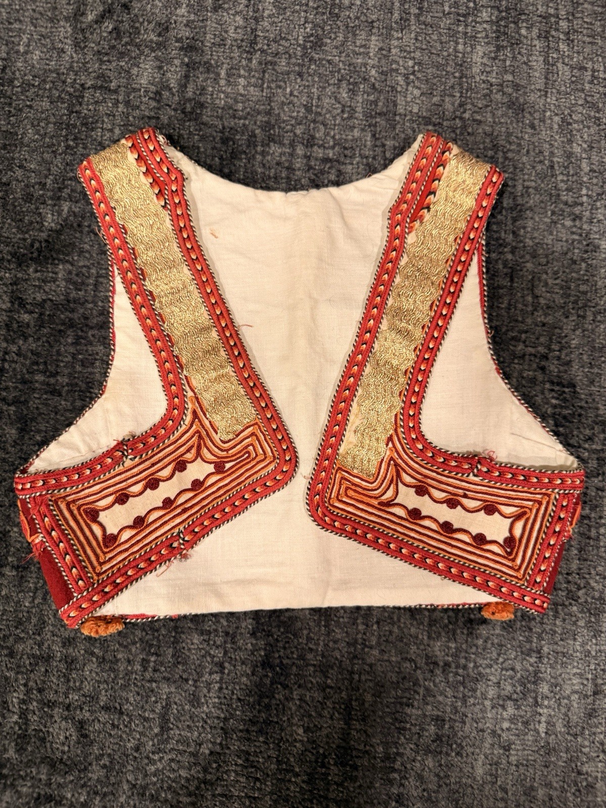 Antique Albanian Traditional Vest Xhamadan/Jelek