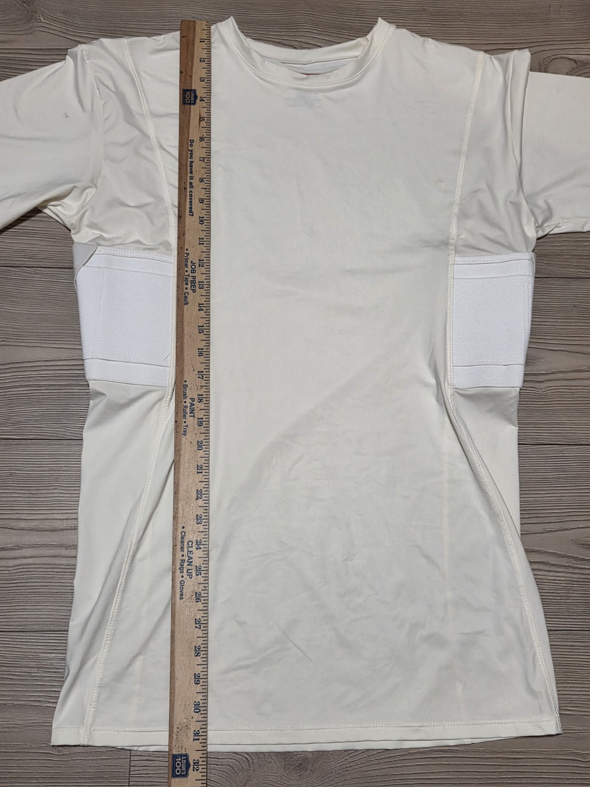 UnderTech Undercover Mens Concealment Compression Shirt White Cream 3XL XXXL
